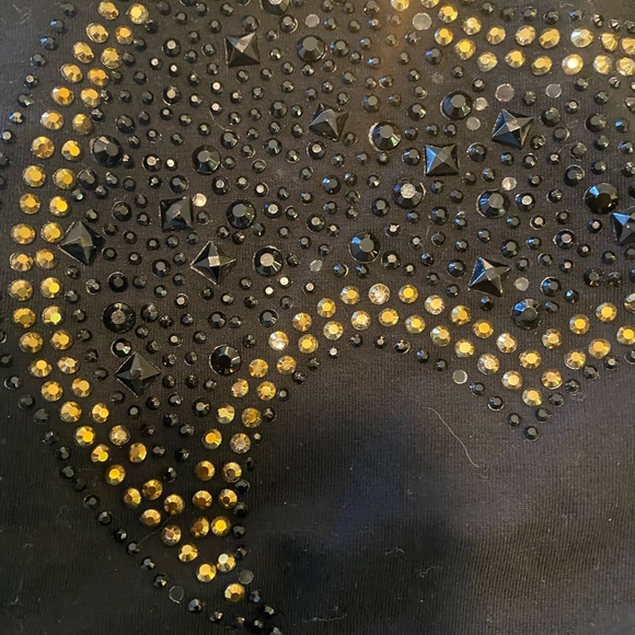 Unisex philipp plein flying bat rhinestone tshirt - Picture 13 of 15